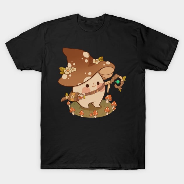 Witchy Mushroom T-Shirt by Rihnlin